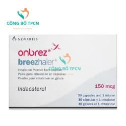 Onbrez Breezhaler 150mcg - Thuốc điều trị duy trì giãn phế quản hiệu quả